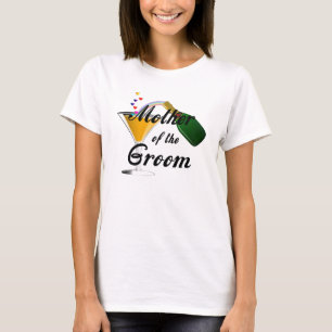 Camiseta Una tostada de champán de la madre de Groom