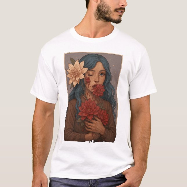 Camiseta Una tragedia en flor (Hanahaki) (Anverso)