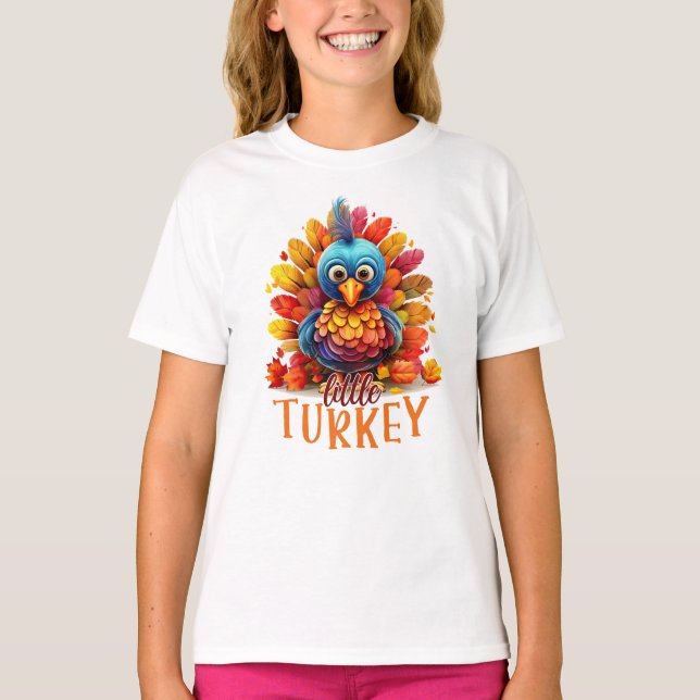 Camiseta Una Turquía de Acción de Gracias (Anverso)