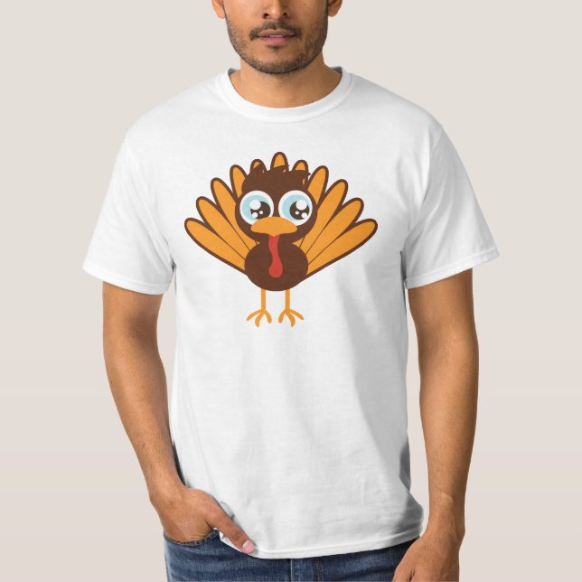Camiseta Una Turquía linda (Anverso)
