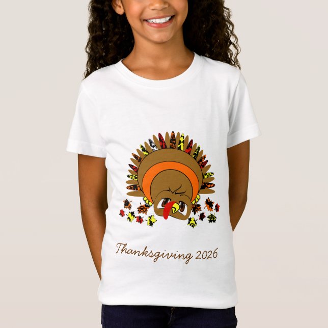 Camiseta Una Turquía linda (Anverso)