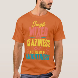Camiseta Una Única Mezclada Con Cañería Y Un Poco De Na