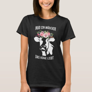 Camiseta Una vaca divertida dice que Nur Ein Mädchen Das Ku