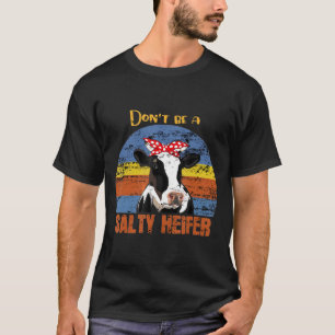 Camiseta Una vaca divertida en Salty Heifer
