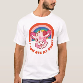 Camiseta Una vaca se comió mi dulce lema