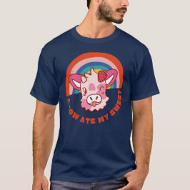 Camiseta Una vaca se comió mi dulce lema