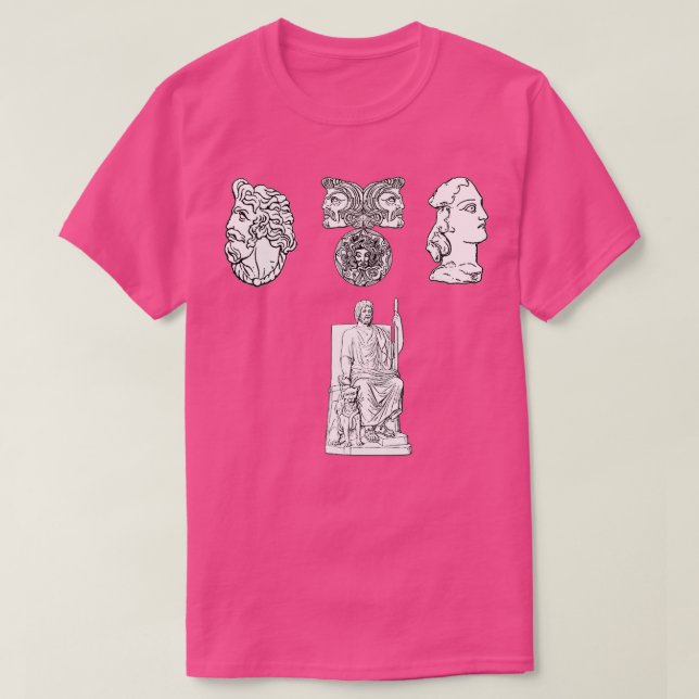 Camiseta Una versión griega del divulge (Diseño del anverso)