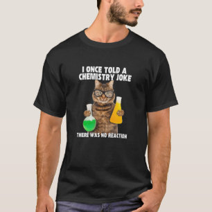 Camiseta Una Vez Conté Un Chiste De Química  Gato Meme Humo