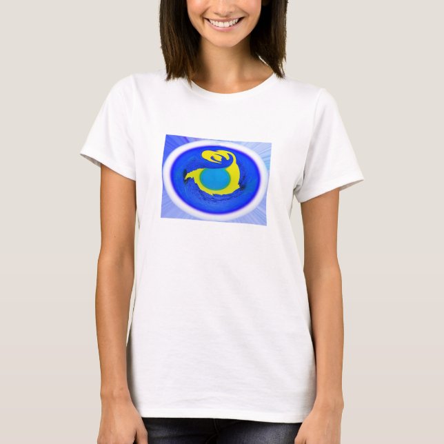 Camiseta Una vez en la luna azul (Anverso)