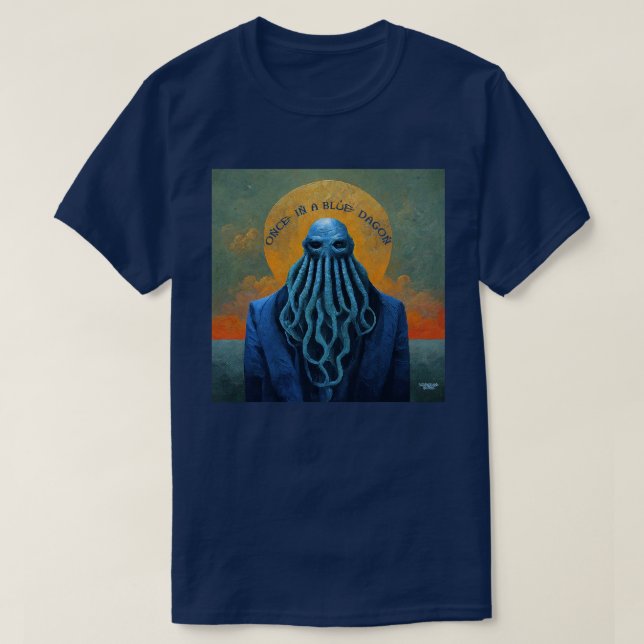 Camiseta Una vez en un Dagón Azul (Diseño del anverso)