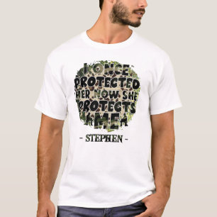 Camiseta Una Vez La Protegí, Ahora Me Protege