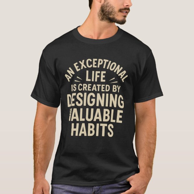 Camiseta Una vida excepcional (Anverso)