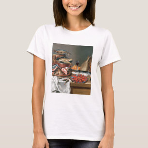 Camiseta Una vida inmóvil de las langostas de un pescado,