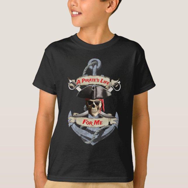 Camiseta Una vida pirata para mí (Anverso)