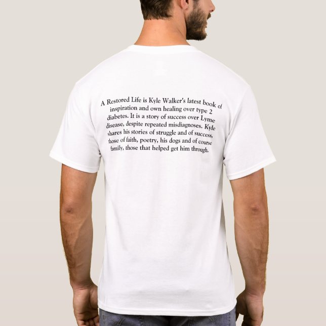 Camiseta Una vida restaurada (Reverso)