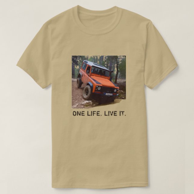 CAMISETA UNA VIDA. VIVA. (Diseño del anverso)