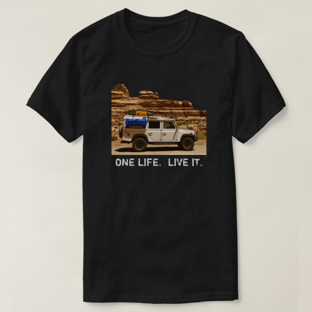 CAMISETA UNA VIDA. VIVA. (Diseño del anverso)