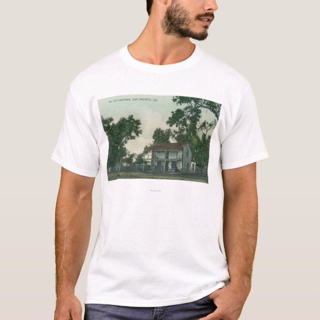 Camiseta Una vieja escena de la señal (Anverso)