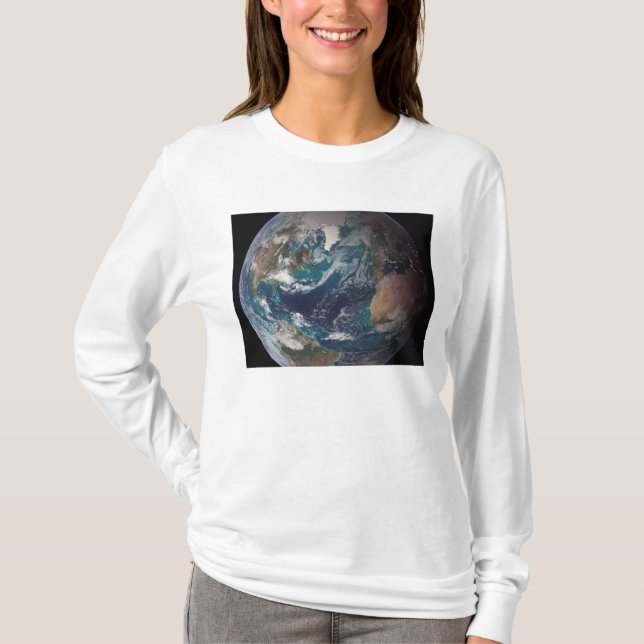 Camiseta Una visión completa de la Tierra que muestre los d (Anverso)