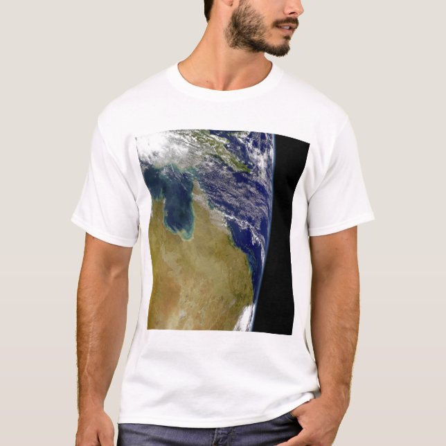 Camiseta Una visión parcial de la Tierra que muestra a Aust (Anverso)