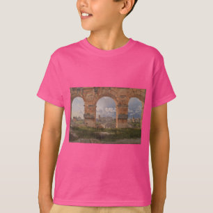 Camiseta Una vista a través de tres arcos del Coliseo