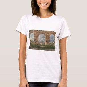 Camiseta Una vista a través de tres arcos del Coliseo