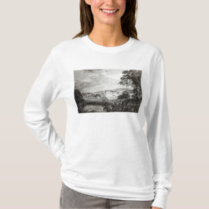 Camiseta Una vista de Bethlem el gran Moravian
