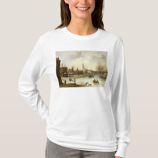 Camiseta Una vista de Breda (Anverso)