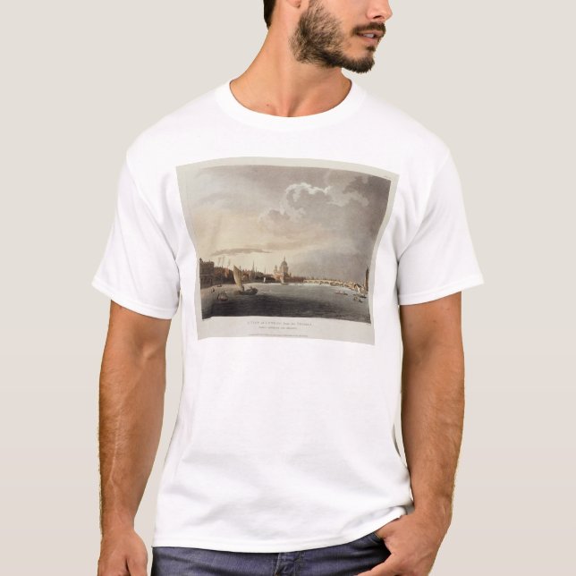 Camiseta Una vista de Londres del Thames, 1809 (Anverso)
