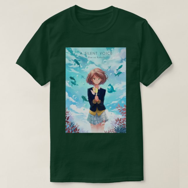 Camiseta Una voz silenciosa shouya ishida shouko nishimiya  (Diseño del anverso)