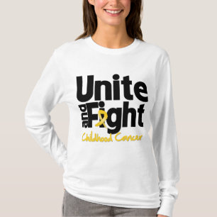 Camiseta Una y luche al cáncer de la niñez