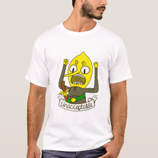 Camiseta Unacceptable Cartoon Lemon Character