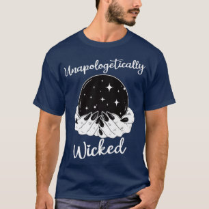 Camiseta Unapologetically Wicked Bad Witch Halloween Horro