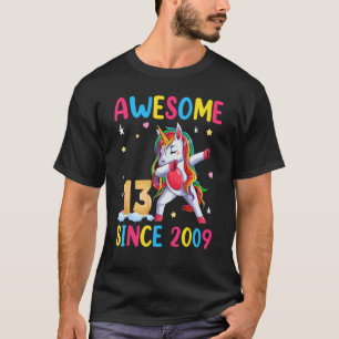 Camiseta Unas 13.ª Ropa De Cumpleaños De Unicornio Para Chi