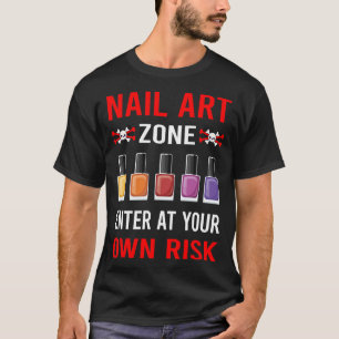 Camiseta Uñas de Arte de Uñas Técnico Manicura Manicurista