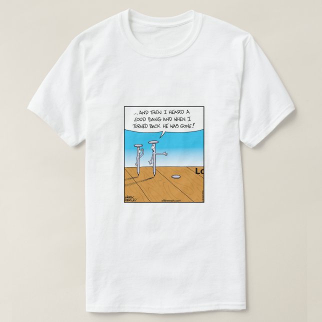 Camiseta Uñas - escuché un fuerte golpe (Diseño del anverso)