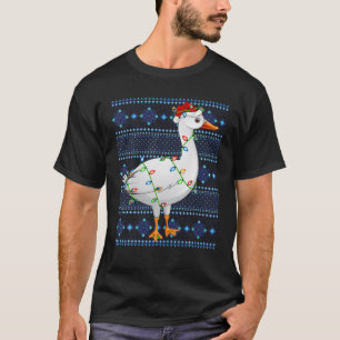 Camiseta Unas fea brillosas navidades navideñas iluminan el