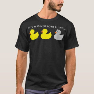 Camiseta Unas mujeres divertidas Minnesota Pato Gris Pato P
