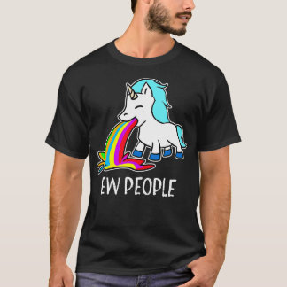 Camiseta Unas pocas personas unicornio vómitos al introvert