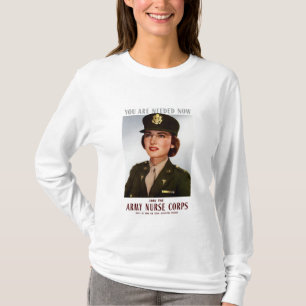 Camiseta Únase a al cuerpo de enfermera del ejército