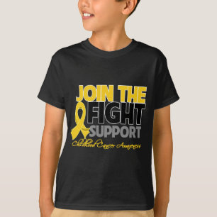 Camiseta Únase a la conciencia del cáncer de la niñez de