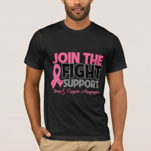 Camiseta Únase a la conciencia del cáncer de pecho de la