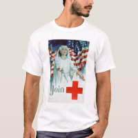 Únase a la Cruz Roja - bandera americana (US00310)