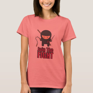 Camiseta Únase a la lucha contra cáncer de pecho