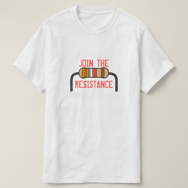 Camiseta Únase a la resistencia (Diseño del anverso)