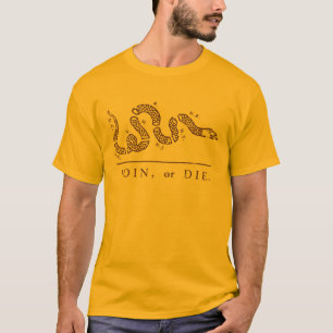 Camiseta Únase a o muera - libertario