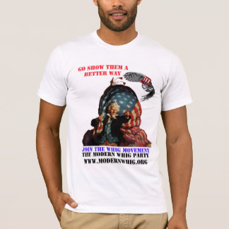 Camiseta Únase al movimiento del Whig - hombres