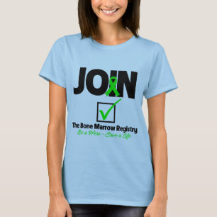 Camiseta Únase al registro de la médula - ahorre una vida