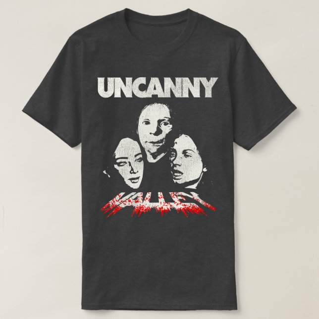 Camiseta Uncanny Valley HORROR MashUp (Diseño del anverso)