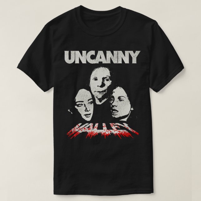 Camiseta Uncanny Valley HORROR MashUp (Diseño del anverso)